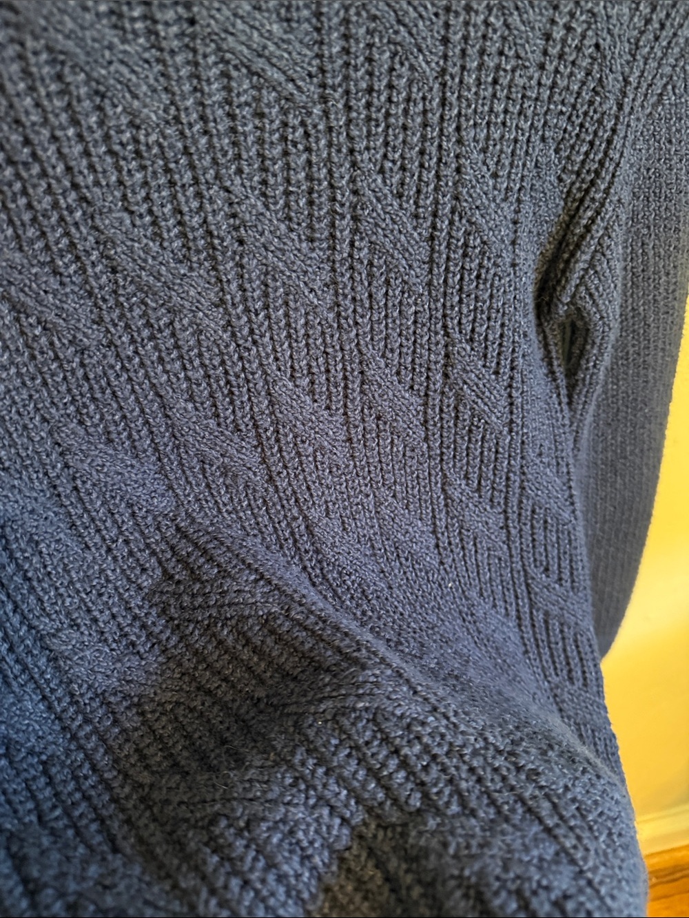 J. Crew Cotton-blend cable mockneck sweater - Picture 4 of 6